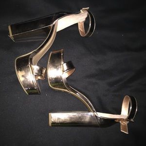 Rose Gold Platform Heels